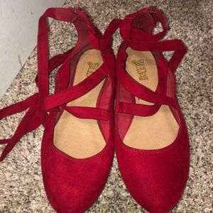 Wide Width Ballerina Style Flats